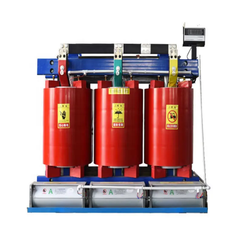 500kva الراتنج المصبوب منخفضة الخسارة عالية التردد محول النوع الجاف